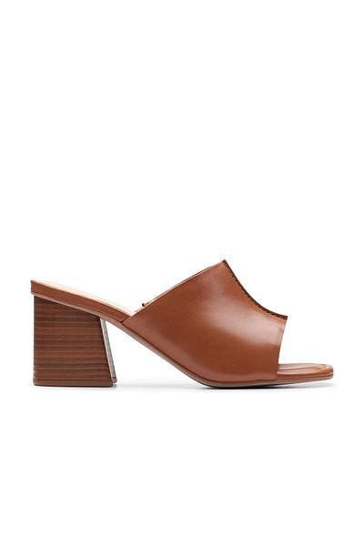 CLARKS Brown Genuine leather Sandals For Womens
