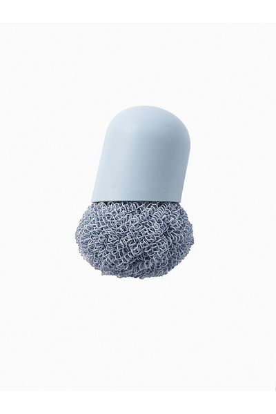 ROYALFORD Dish Scrubber Terylene Fiber Ball 1 handle with 2 balls RF10549