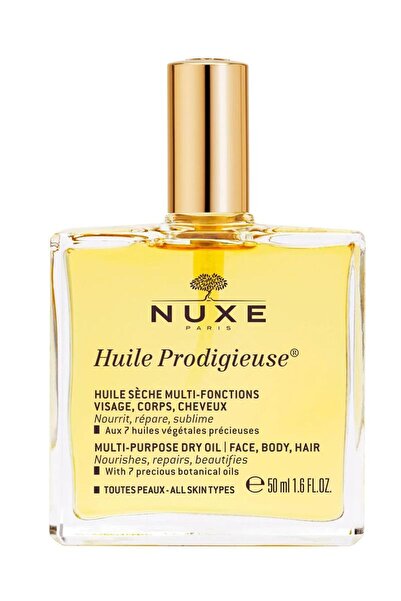 Nuxe Çok Amaçlı Kuru Yağ 50 ml (Yüz, Vücut, Saç)