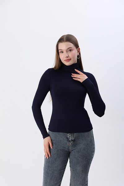 ziend fashion Body de damă bleumarin, sezon nou, cu gât complet