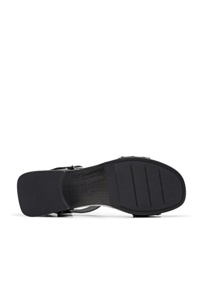 CLARKS Black Genuine leather Sandals For Womens
