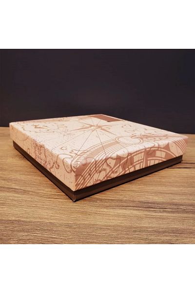thebestnzm Compass Design Leather Notebook and Touch Pen