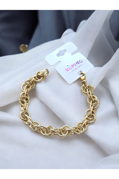 XUPING JEWELRY Melekcehobi Takı 14K renginde Xuping Marka Halka Model Künye