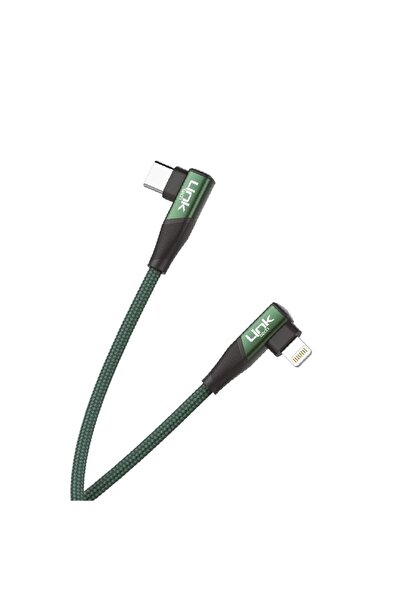 Linktech K596 27w Type-c - Lightning 90 Derece Data/şarj Kablosu 1.5mt