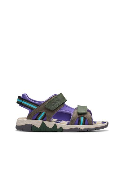 CLARKS Khaki Genuine leather Sandals For Kids