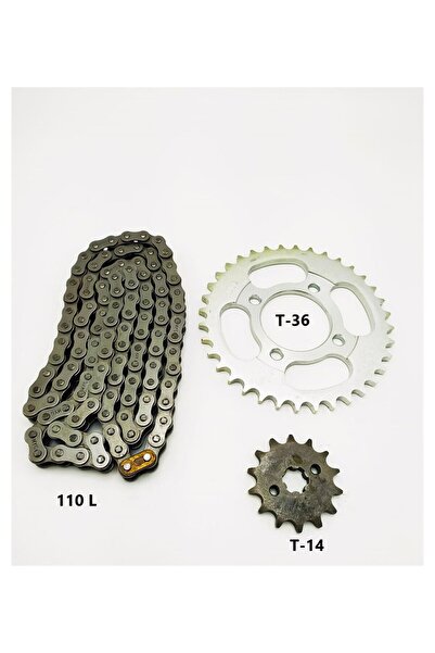 RMG Motorsiklet Cup100 Ön Arka Dişli Ve Zincir Set Kaliteli