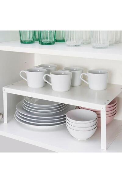 IKEA VARIERA, organizator pentru interiorul dulapului, alb, 46x29x16 cm