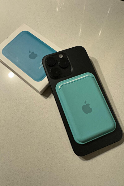 L'eDoren Apple Iphone Uyumlu Telefon Arkası Magsafe Silikon Cüzdan Kartlık İo...