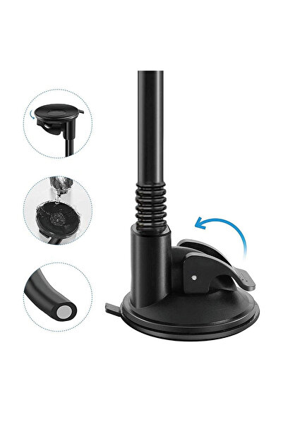 Linktech H711 Vantuzlu Uzun Kol Araç Içi Telefon Tutucu