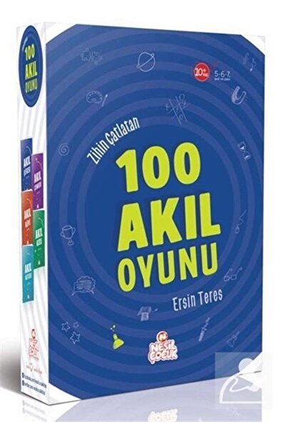 Nesil Yayınları Zihin Çatlatan 100 Akıl Oyunu(5 KİTAP)