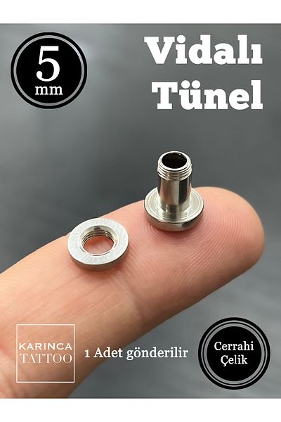Karınca Piercing Standard 5 Mm Ear Tunnel Piercing