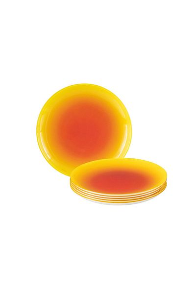 Luminarc A set of plates for serving round arcopal desserts and fruits, 6 pieces, size 19 cm