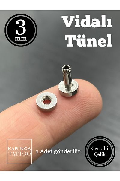 Karınca Piercing Standard 3 Mm Ear Tunnel Piercing