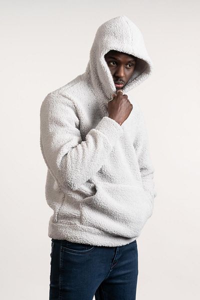 FBI Hooded Kangaroo Pocket Slimfit Plush Sweatshirt