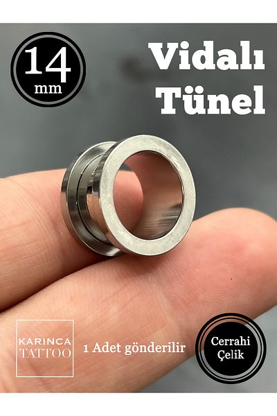 Karınca Piercing Standard 14 Mm Ear Tunnel Piercing (Larest)