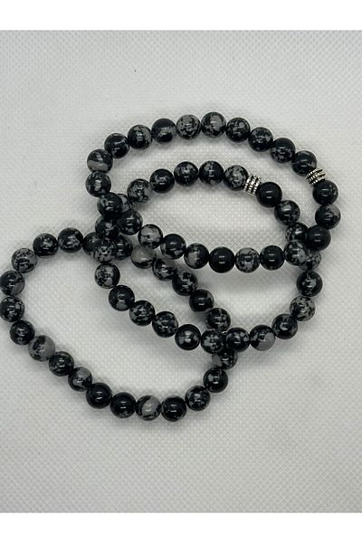 grs oyuncak Natural Wood Jasper Broken Stone Bracelet