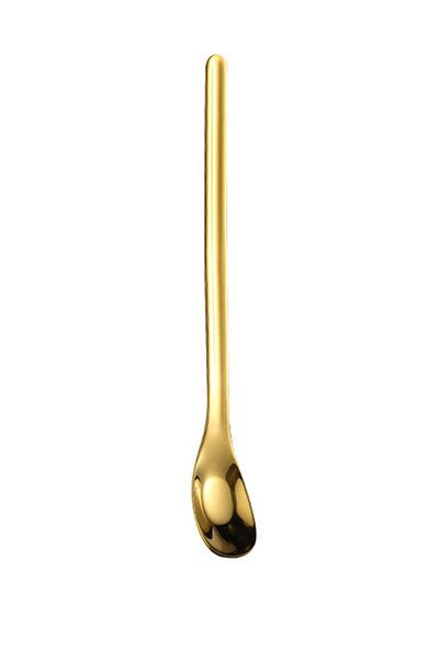 Chavin Gold Coffee Latte Fruit Juice Cocktail Bartender Spoon - 304 Steel, 15.5 Cm, Cin942Sr