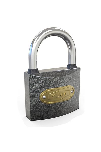 BT Teknik Gray Cast Short Padlock 20mm