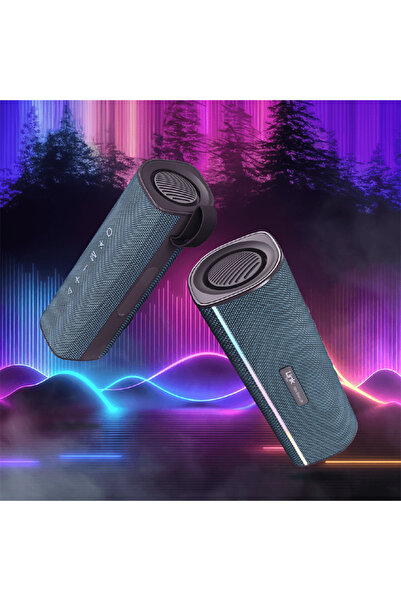 Linktech Link Tech R127 Premium Ipx5 Rgb Bluetooth Hoparlör Mavi