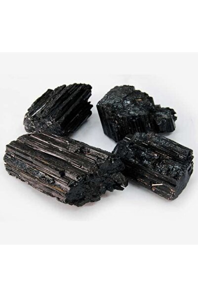 Zodyak Doğal Taş Siyah Turmalin Taşı (ham Kütle)