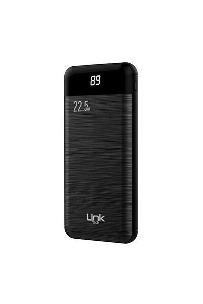 Linktech P118 10000 Mah Pd 22.5w Led Ekranlı Powerbank Siyah