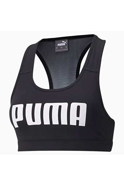 Puma Mid Impact 4Keeps Bra - Siyah Spor Sütyeni