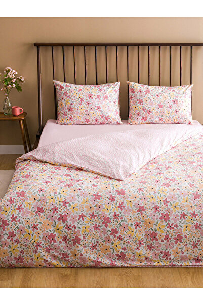 LC Waikiki LCWK Çiçek Desenli Çift Kişilik Nevresim Takımı