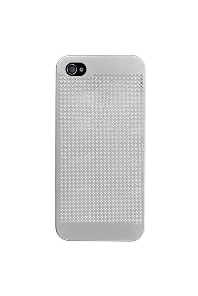 Loopee İphone 4 / 4s Kılıf Point Sert Arka Kapak Gri