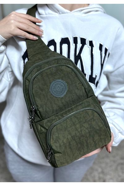 Bevitton Khaki Unisex Waist Bag Bvt3300