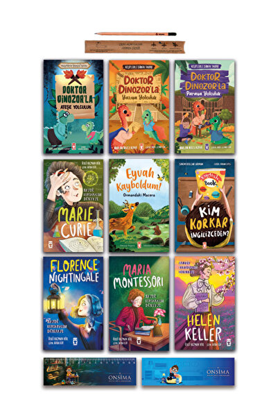 Timaş Çocuk Doktor Dinozor - Eyvah Kayboldum - Marie Curie - Kim Korkar İngil...