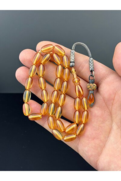 MİHMANDAR Ateş Kehribar Tesbih