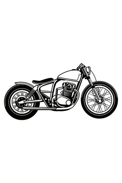 Generic Brand Byr002 Classic Motorcycles (Type 10) 40X20 cm [Efsngrck]