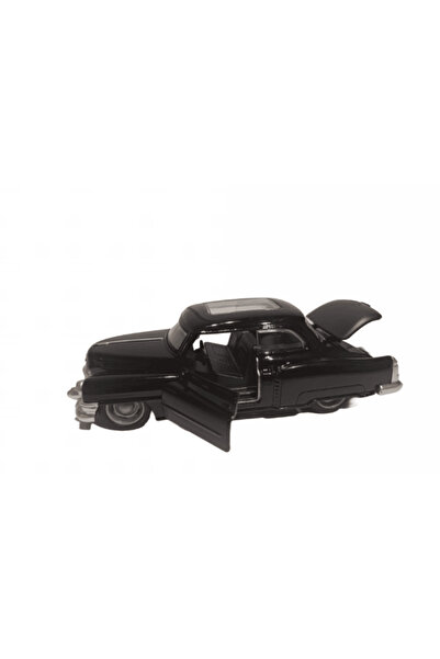 Boratila Toys Nostalji Klasik 12 Cm Metal Metal Çek Bırak Chevrolet Siyah Araba  2 Kapı ve Bagaj Açılır