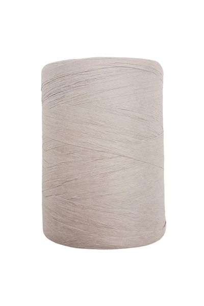 Nusrat Bilişim 100 g Imported Bamboo - Natural Soft Raffia Light Grey Bag Accessory No:D82