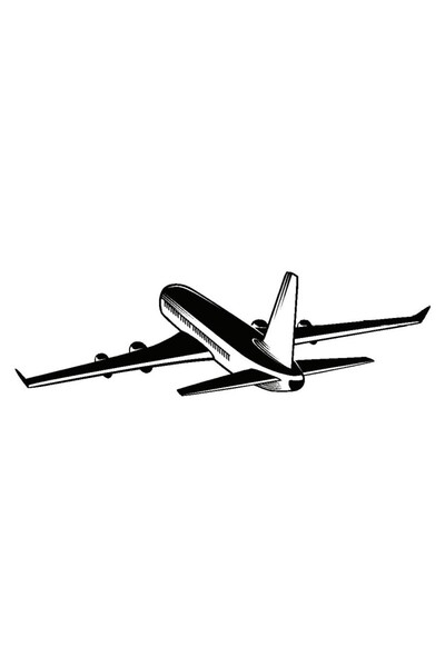 Generic Brand Byr002 Passenger Airplane (Type 4) 25X7 cm [Efsngrck]