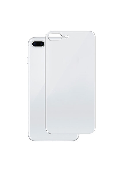 bufalo İphone 7 Plus/8 Plus Kavisli 4d Arka Gövde Cam Koruyucu Beyaz