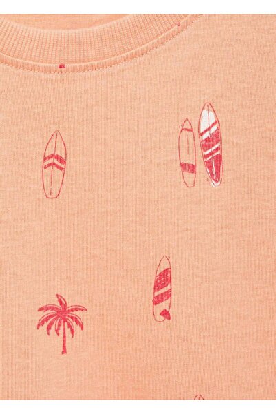 MANGO Kids Μπλουζάκι με στάμπα σερφ