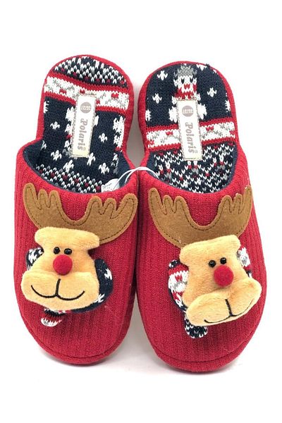 Polaris 607155 .Z Red Women's House Slippers
