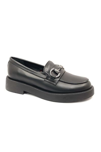 Greyder 72133 Дамски ежедневни оксфордски обувки Zn Urban Leather Comfort, черни