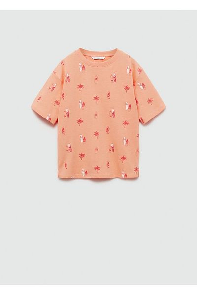 MANGO Kids Surfovací tričko s potiskem