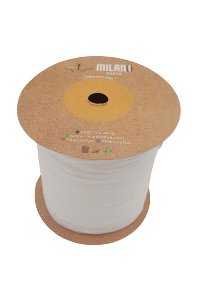 Nusrat Bilişim Milano Raffia White Bag Accessory - 100 g