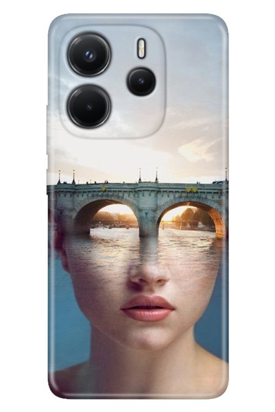 senada Case for Xiaomi Redmi Note 14 Pattern Tpu Silicone Artistic