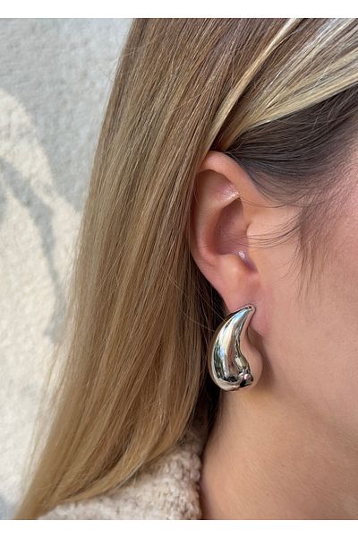 KİLİGİSTANBUL 3cm Wide Ultra Light Bote Earrings