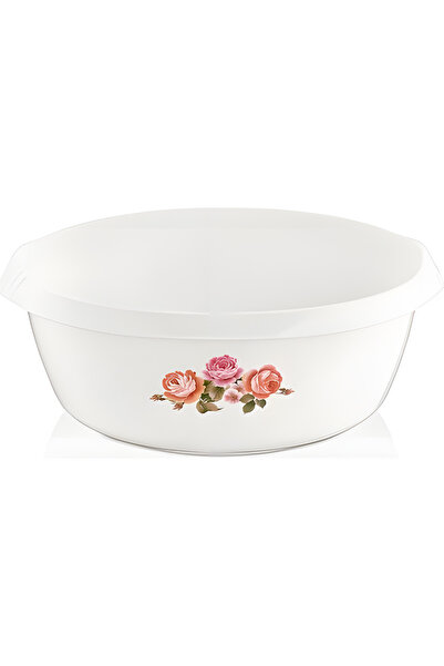 Genel Markalar Özmet Çiçek Desenli 6,5 Lt.yuvarlak Badya