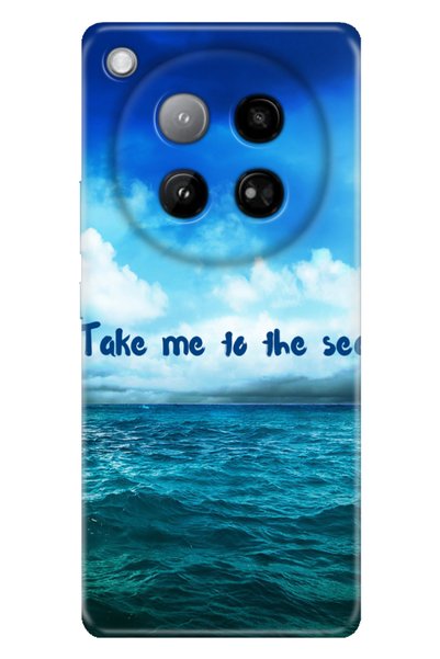 senada جراب Infinix Zero 40 4G منقوش من السيليكون TPU مطبوع عليه Take Me