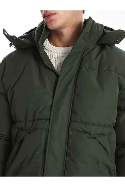 LC Waikiki XSIDE Стандартна форма Чоловіча надувна куртка з капюшоном