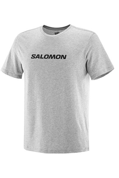 Salomon Lc2245 Sal Logo Perf Ss Tee - Ανδρικό γκρι μπλουζάκι