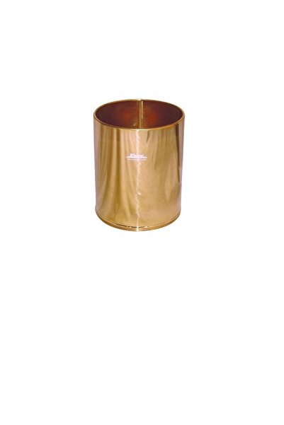 Bahat Stainless Metal Gold Color Office Kitchen Bathroom Trash Can 5 Liters