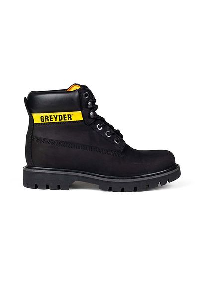 Greyder 10450 Mr Basic Ανδρικές Μπότες Μαύρο-nubuck