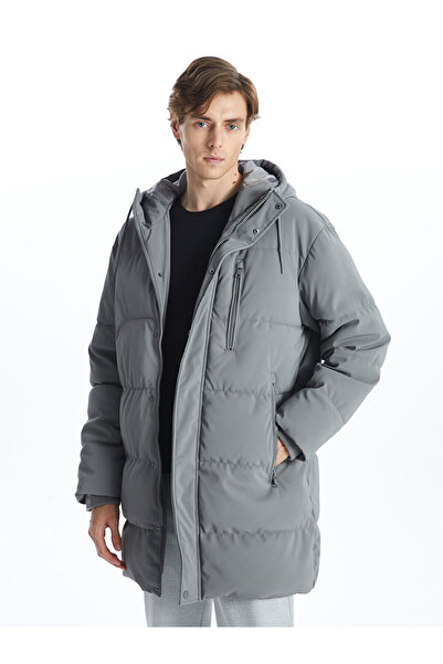 LC Waikiki Azestrend Yeni Sezon Standart Kalıp Kapüşonlu Erkek Şişme Mont